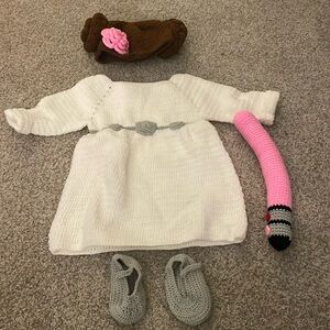 Princess Leia Hand crocheted costume